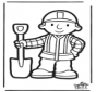 Cartão de Furar Bob o Construtor 2
