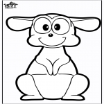 Cartões de picotar - Cartão de Furar - Canguru