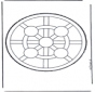 Cartão de picotar mandala 4