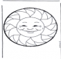 Cartão de picotar sol 36