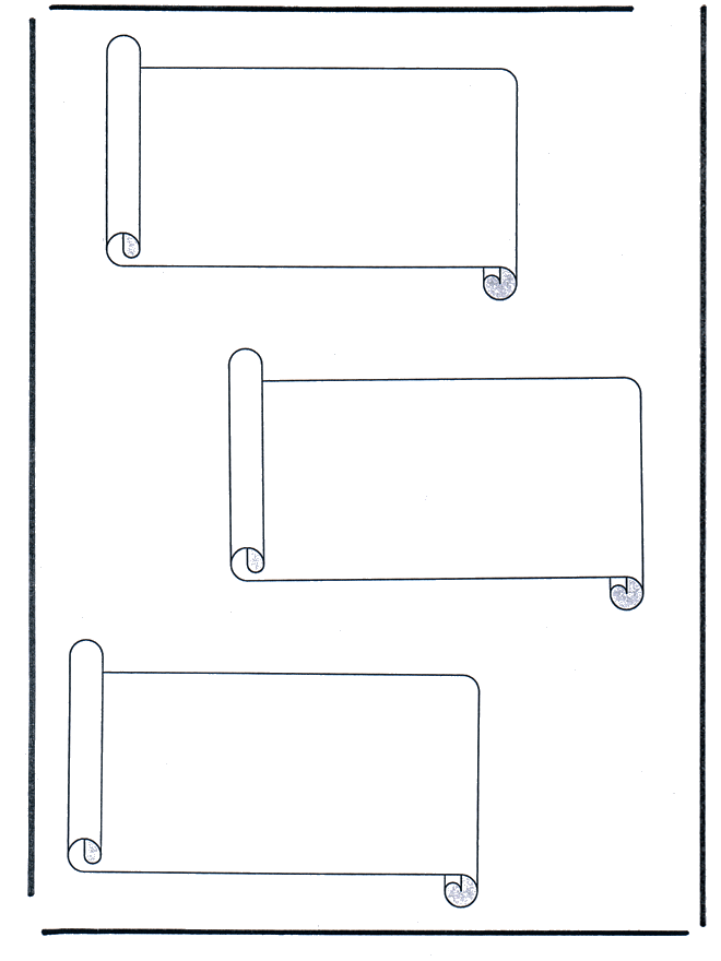 3 rolos de papel - Os romanos