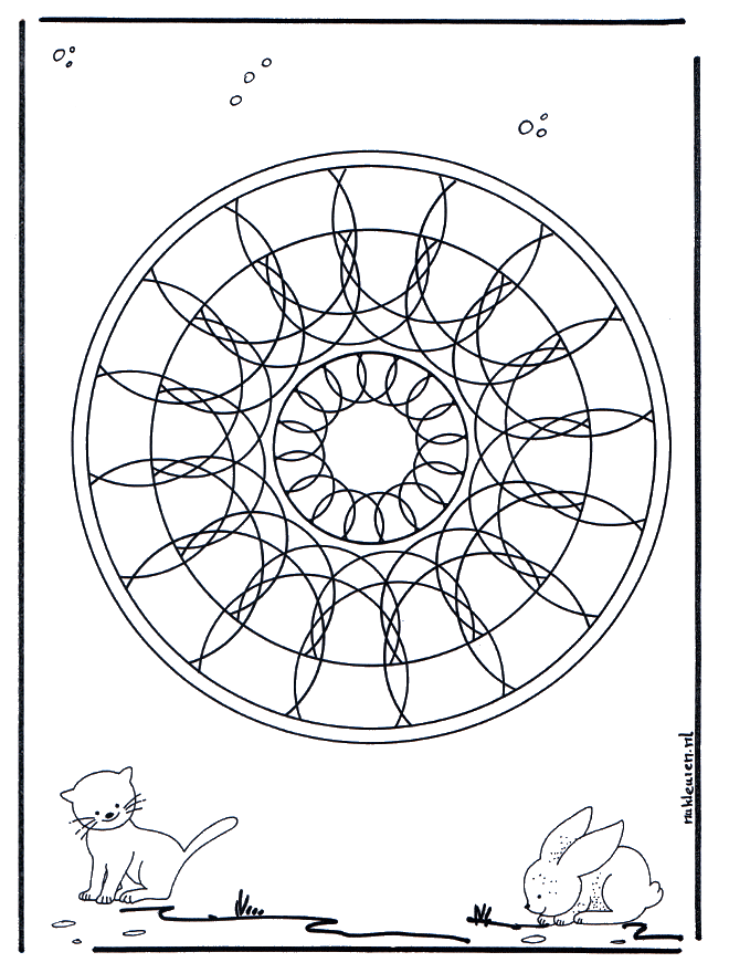 Animal geo mandala 4 - Mandala de animal