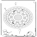 Pinturas Mandala - Animal mandala