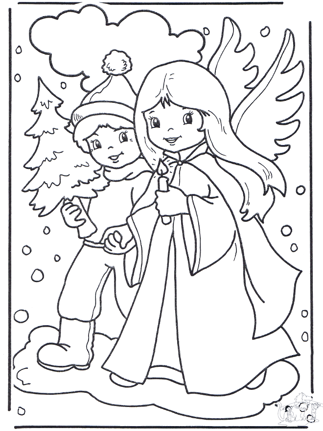 Anjo de Natal - Pintando o Natal