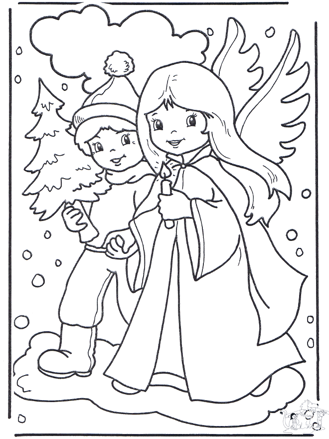 desenhos de natal para colorir  Desenho de natal, Páginas para colorir,  Anjos de natal