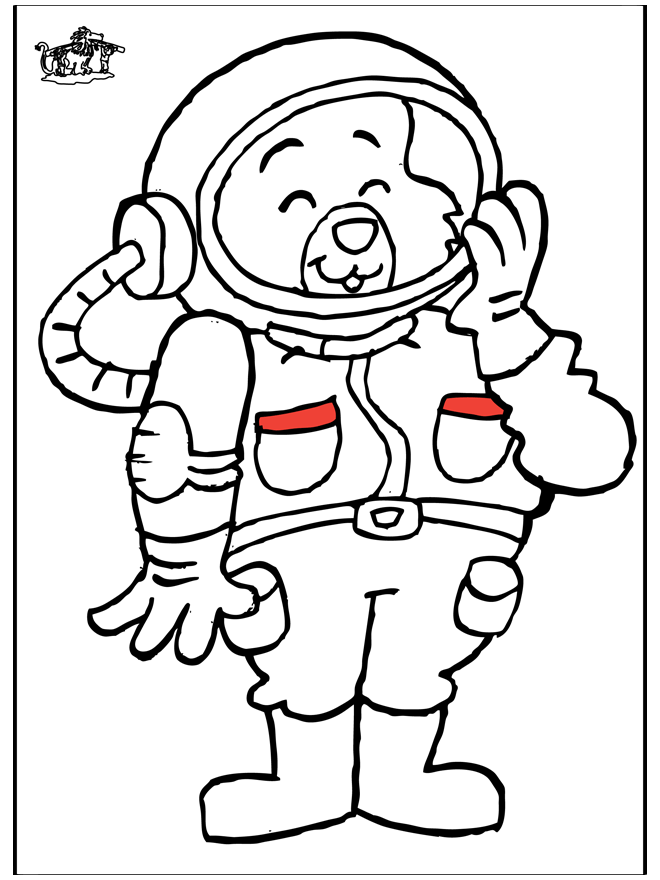 Astronauta gato - Espaço aéreo
