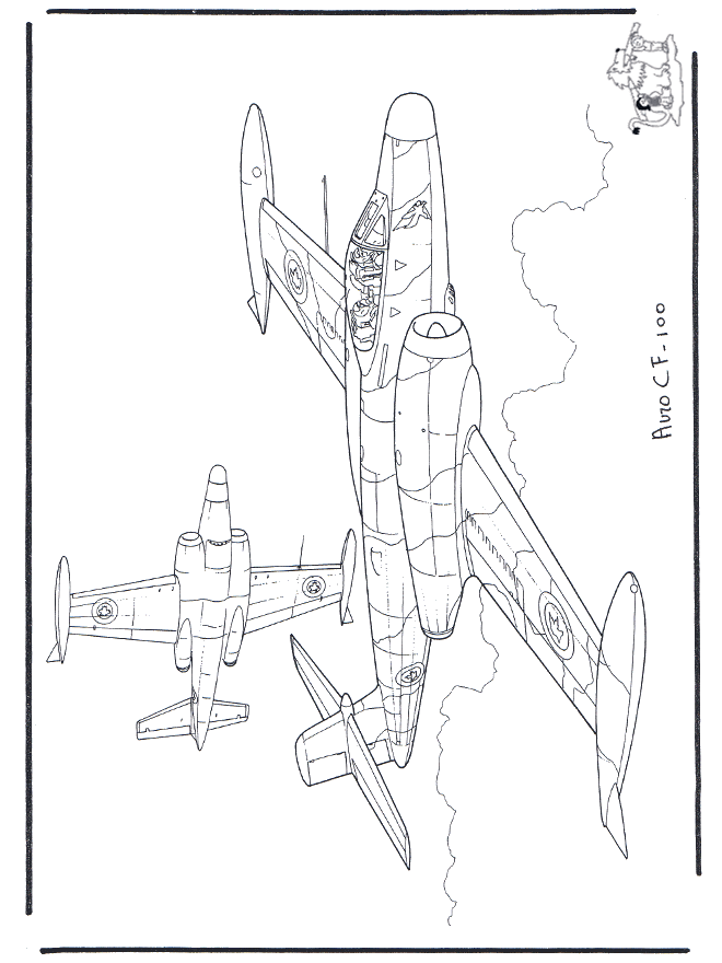 Avro CF-100  - Aviões