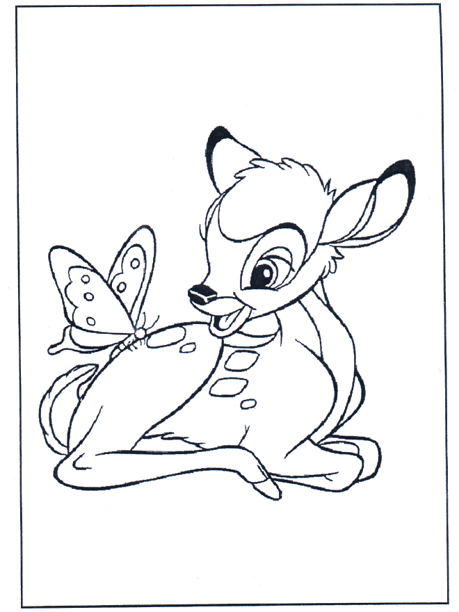 Bambi e borboleta - Bambi