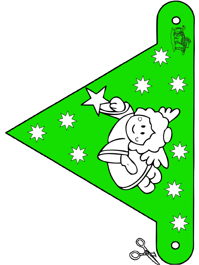 Bandeira de decoração Natal 10 - Ofícios de Natal