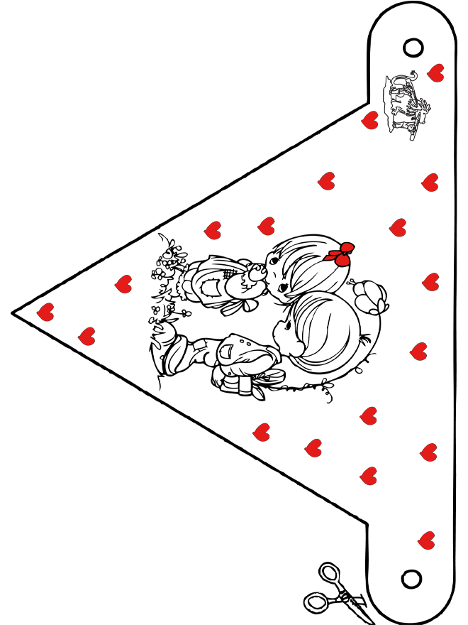 Bandeira de São Valentim 2 - Corta