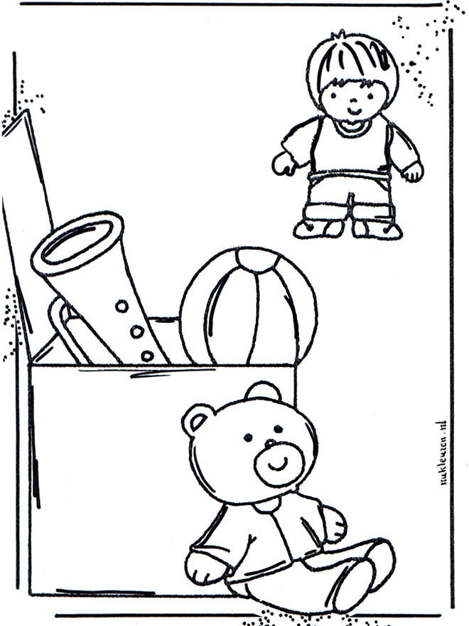 Brinquedos para colorir 1 - Brinquedos