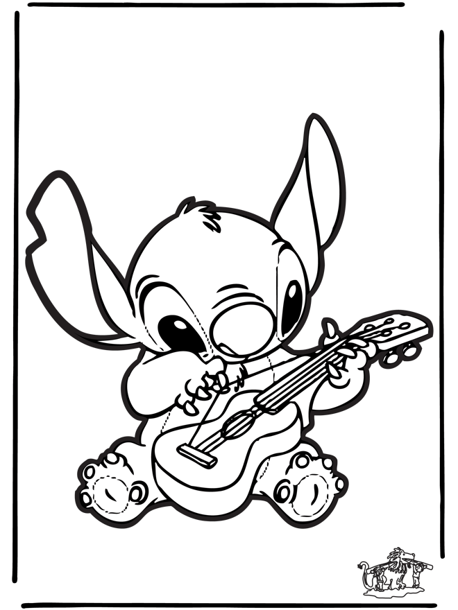 Cartão de Furar Stitch - Personagens de banda desenhada