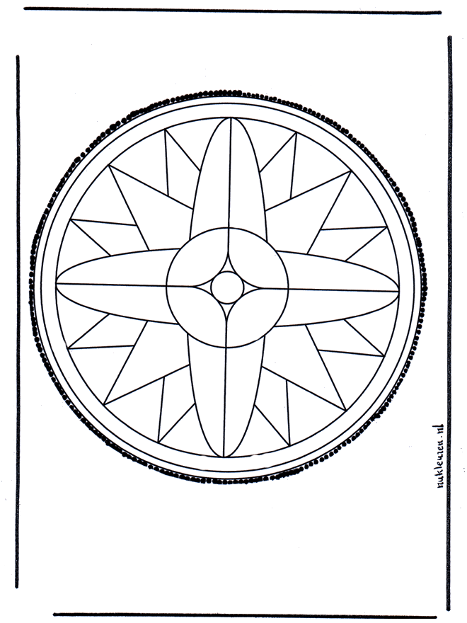 Cartão de picotar 12 - Mandala