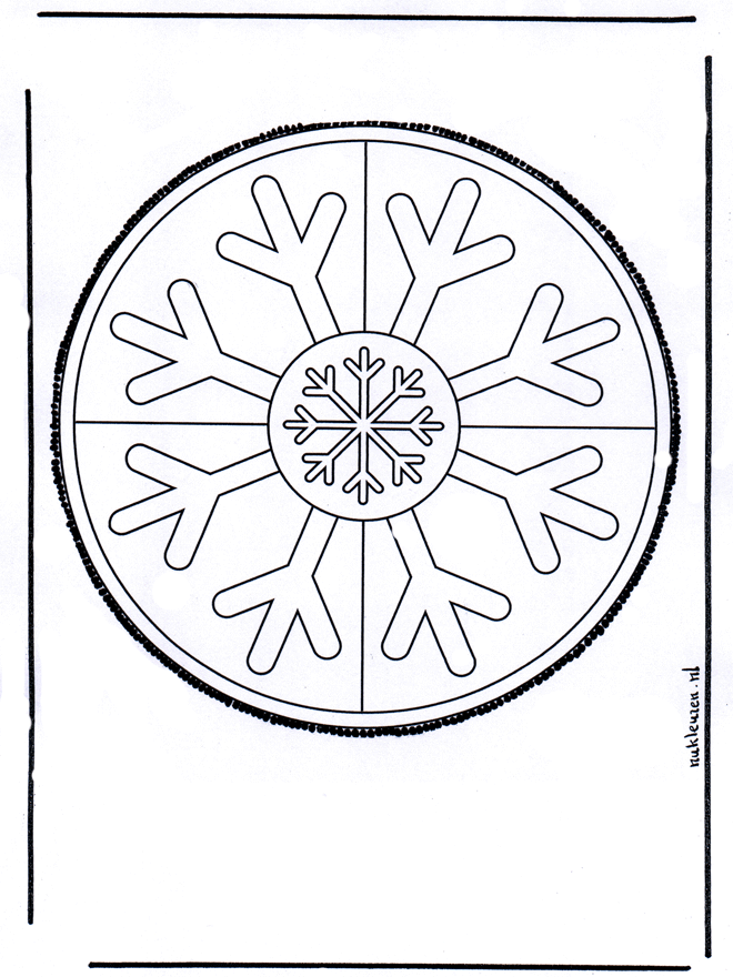 Cartão de picotar 19 - Mandala