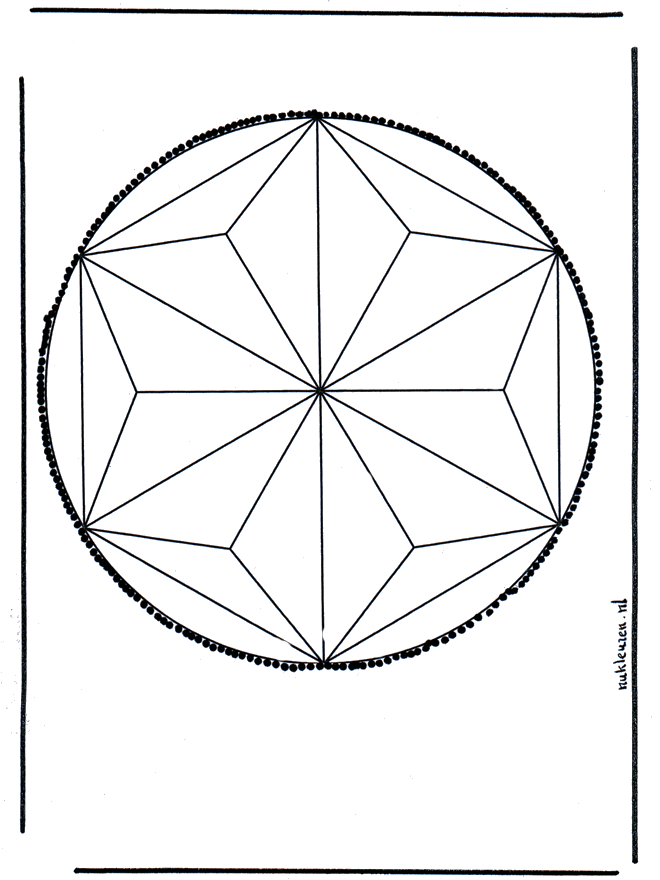 Cartão de picotar 2 - Mandala