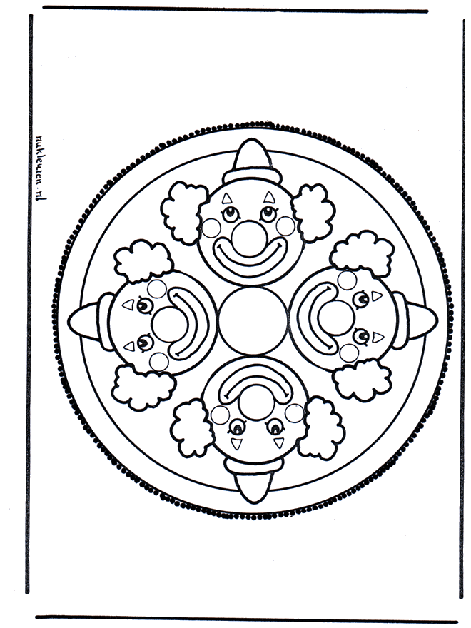 Cartão de picotar 28 - Mandala