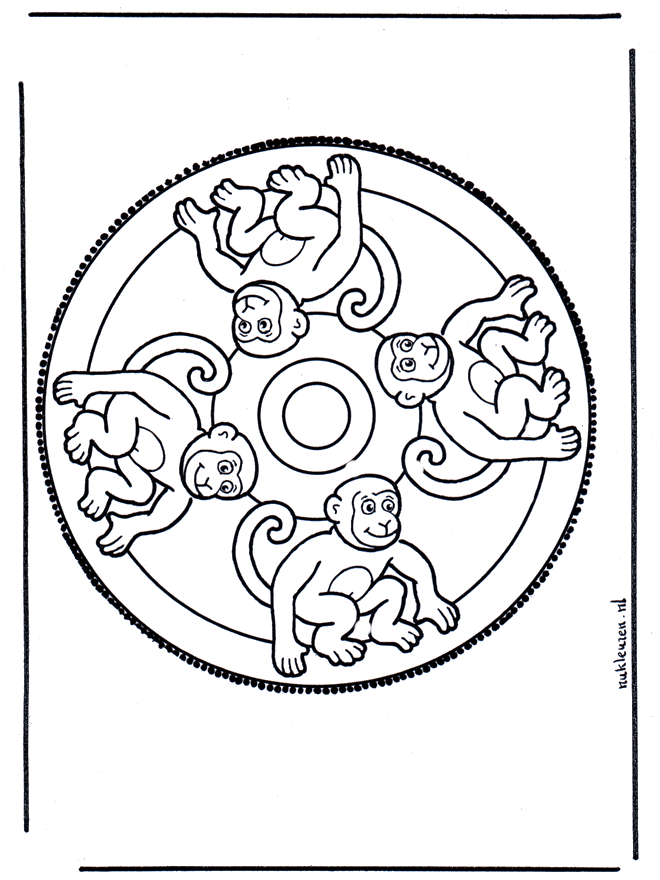 Cartão de picotar 39 - Mandala