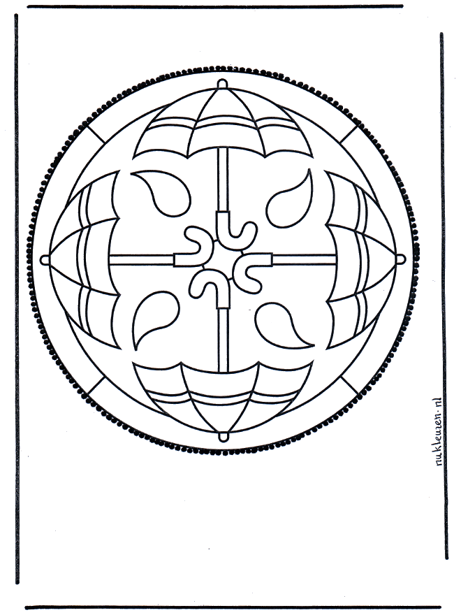 Cartão de picotar 44 - Mandala