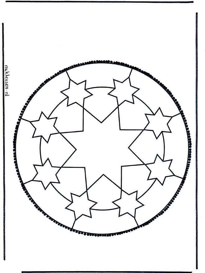 Cartão de picotar 46 - Mandala