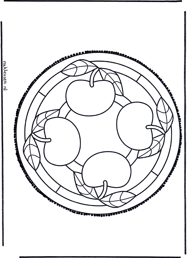 Cartão de picotar 47 - Mandala