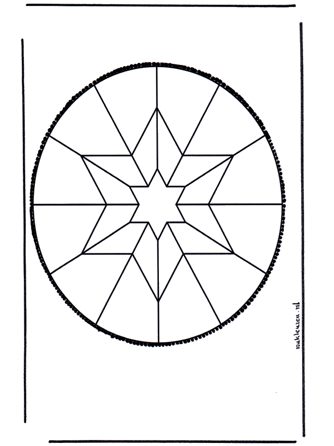 Cartão de picotar 48 - Mandala