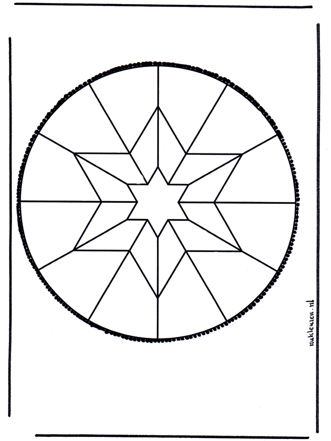 Cartão de picotar 5 - Mandala