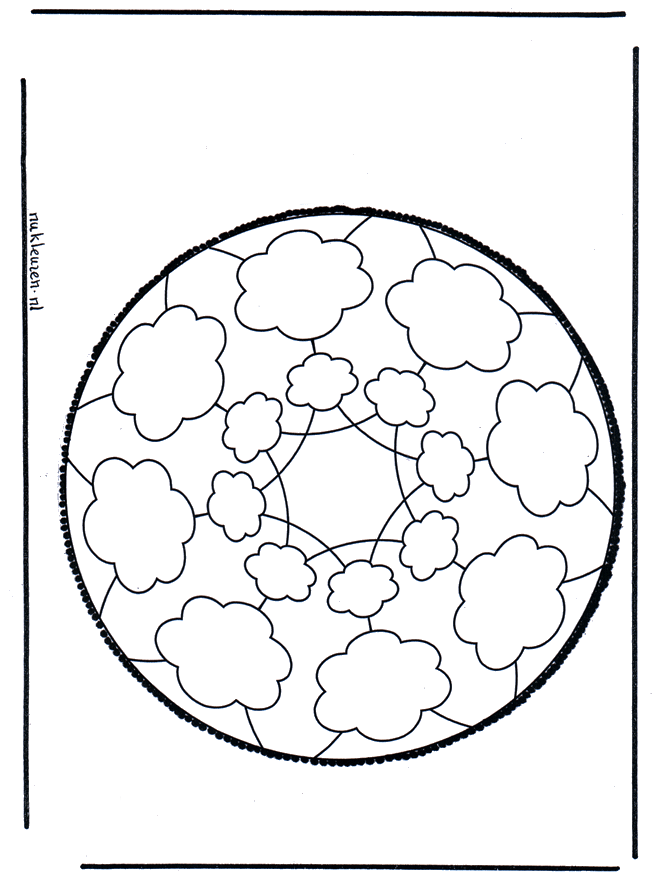 Cartão de picotar 56 - Mandala