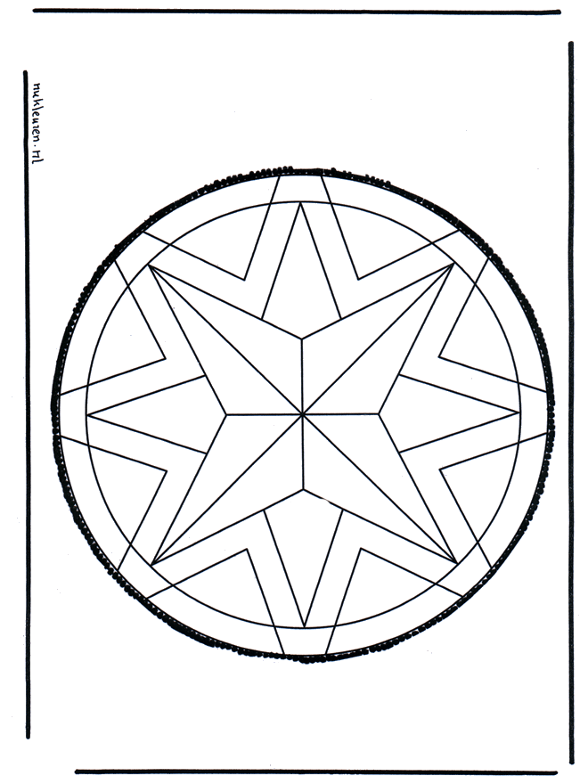 Cartão de picotar 59 - Mandala