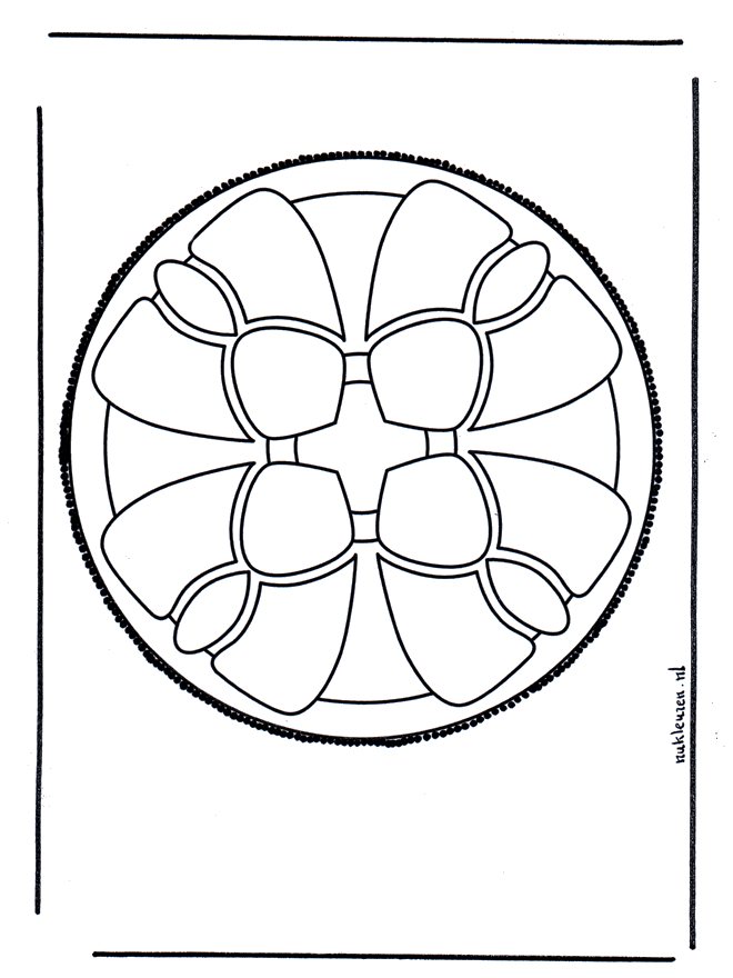 Cartão de picotar 6 - Mandala