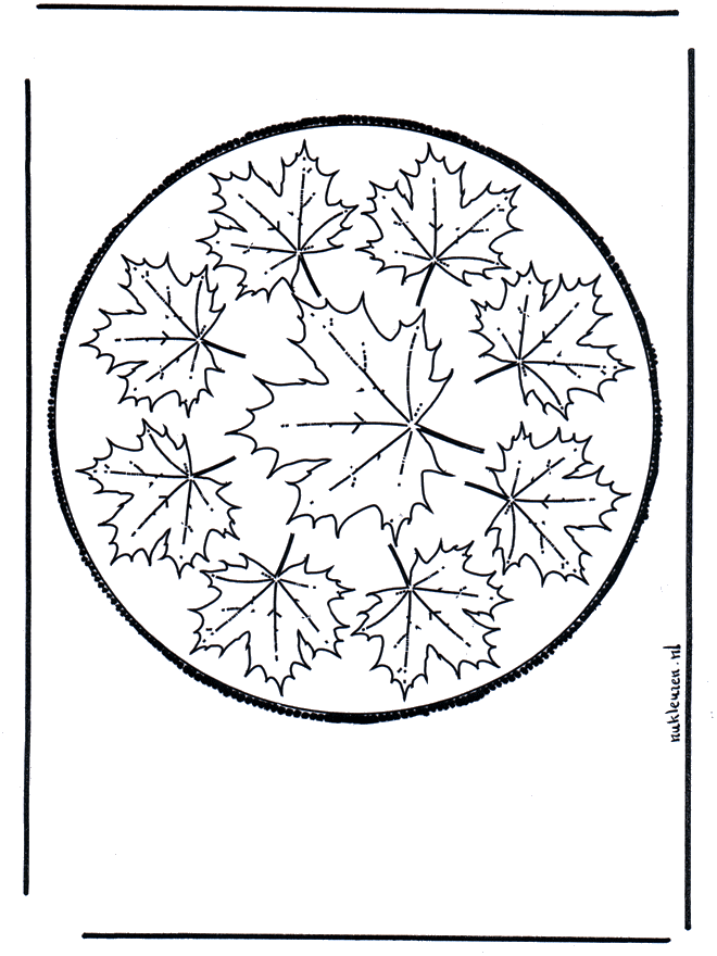 Cartão de picotar 60 - Mandala