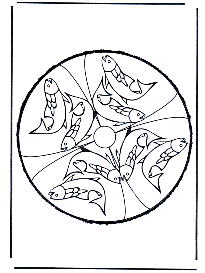 Cartão de picotar 62 - Mandala