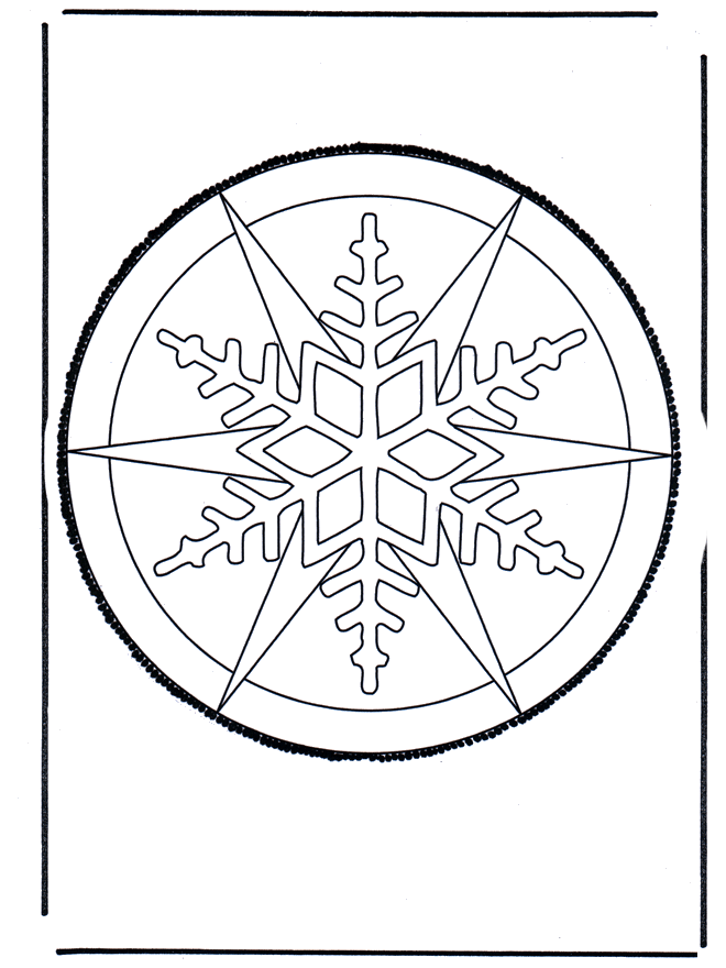 Cartão de picotar 63 - Mandala