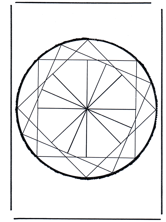 Cartão de picotar 65 - Mandala