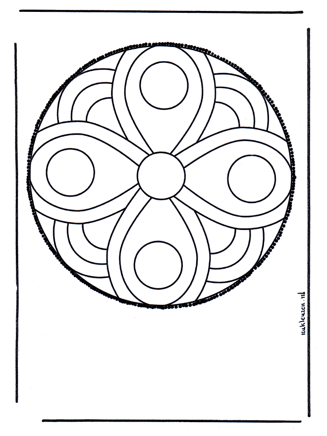 Cartão de picotar 7 - Mandala