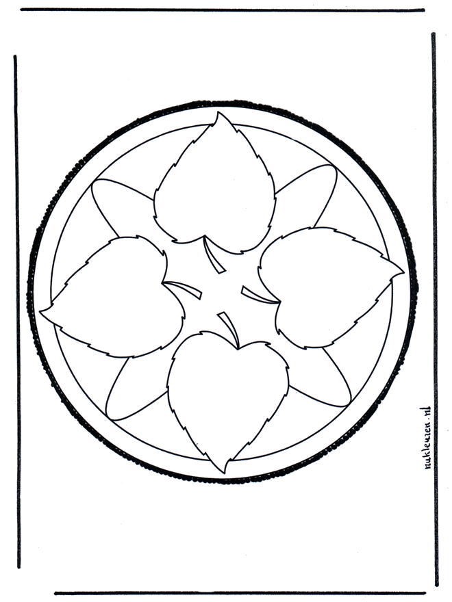 Cartão de picotar 8 - Mandala