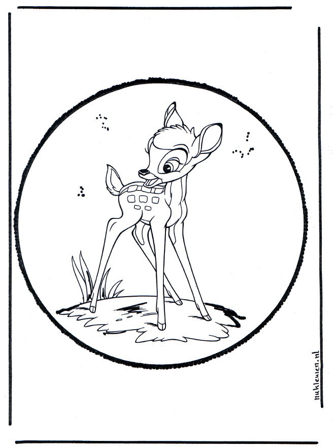 Cartão de picotar - Bambi 2 - Personagens de banda desenhada