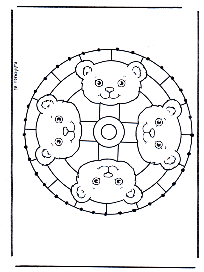 Cartão de recortar 44 - Mandala