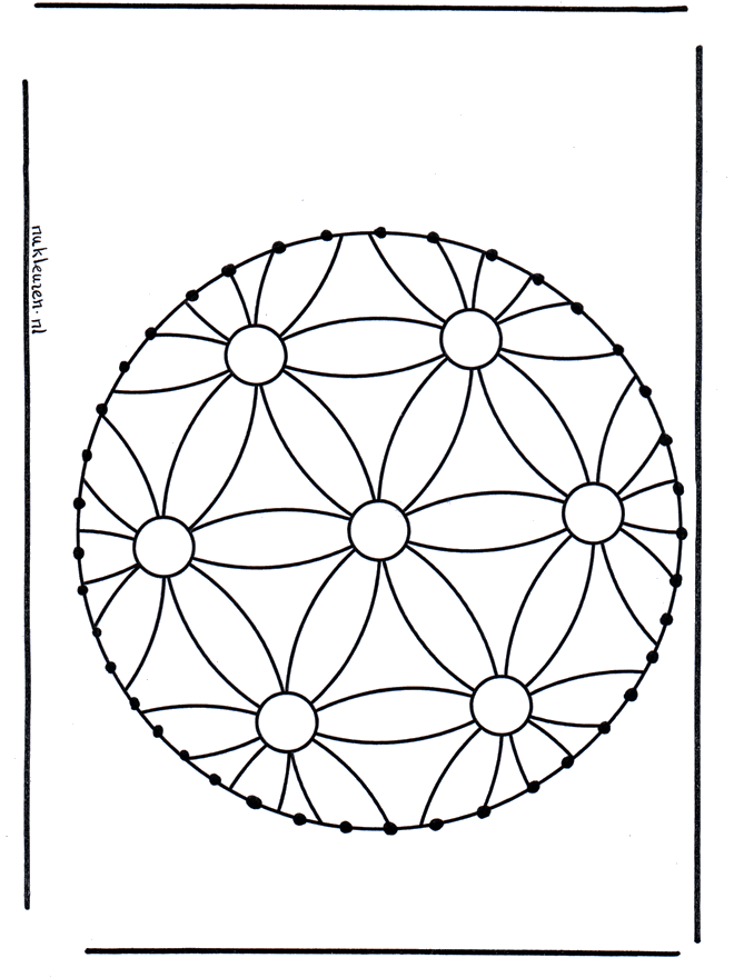 Cartão de recortar 59 - Mandala