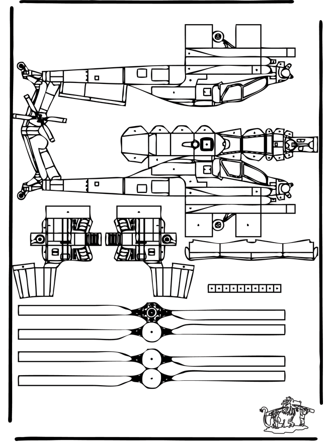 Cartaz do Helicóptero - Corta