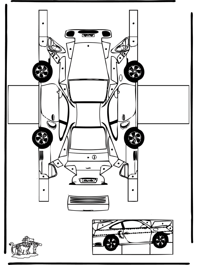 Cartaz do Porsche - Corta
