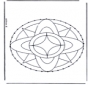 Cartões de recortar mandala 51