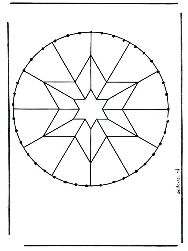 Cartões de recortar mandala 56 - Mandala