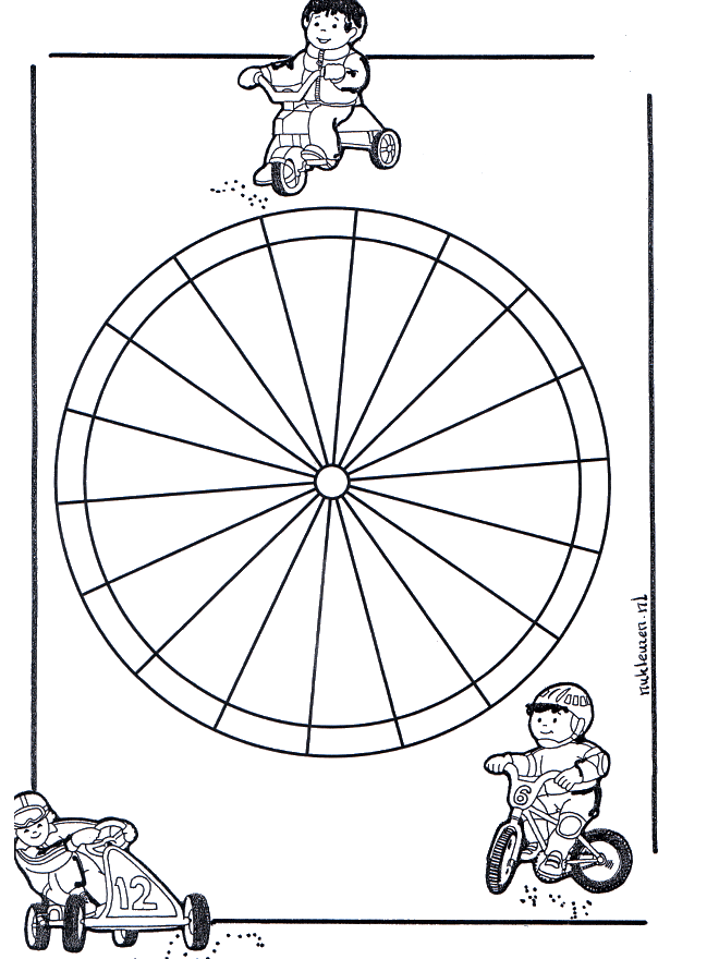 Crianças mandala 13 - Mandala de criança