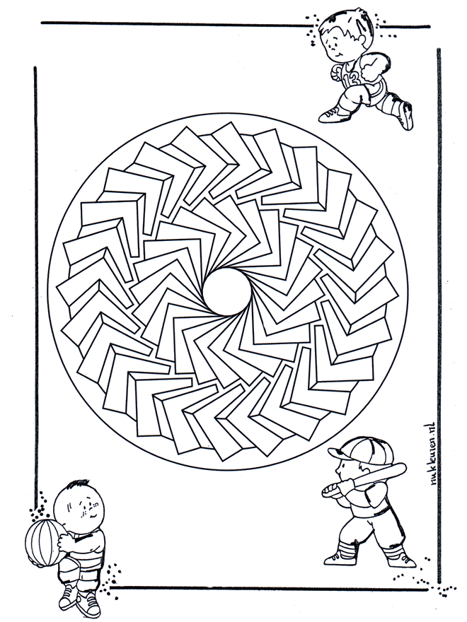 Criançasmandala 28 - Mandala de criança