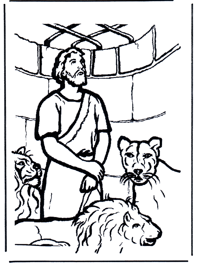 Daniel no antro de leões 1 - Antigo Testamento