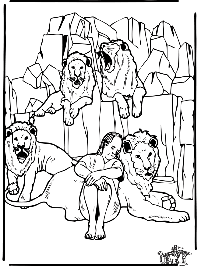 Daniel no antro de leões 3 - Antigo Testamento
