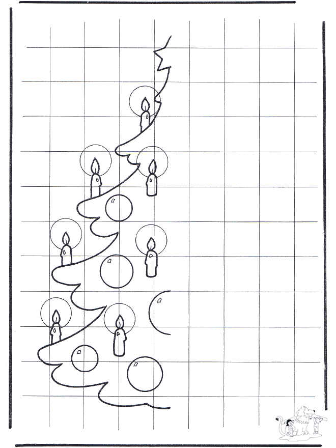 Desenha uma árvore - Desenhando