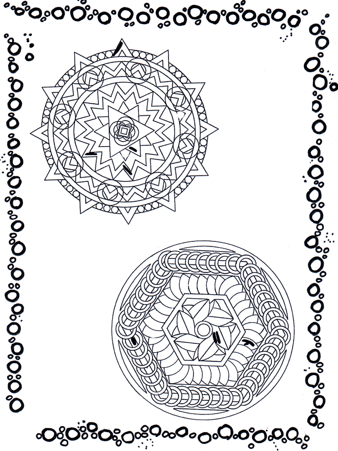 Dois mandalas 10 - Duo Mandala