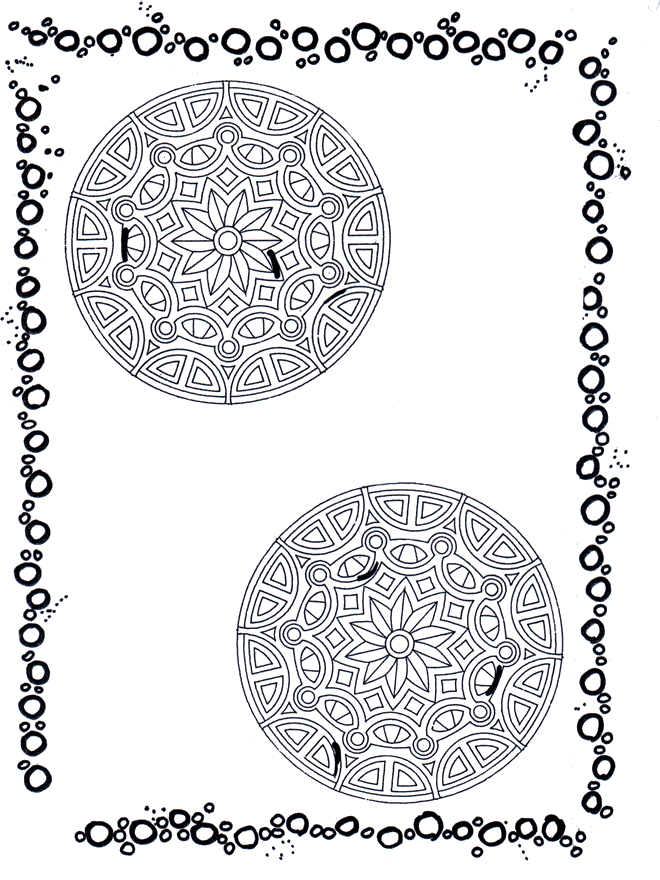 Dois mandalas 11 - Duo Mandala