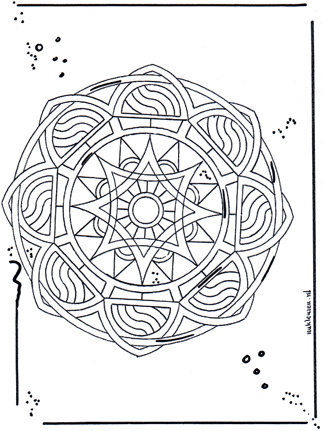 Estrela mandala 2 - Geo mandala